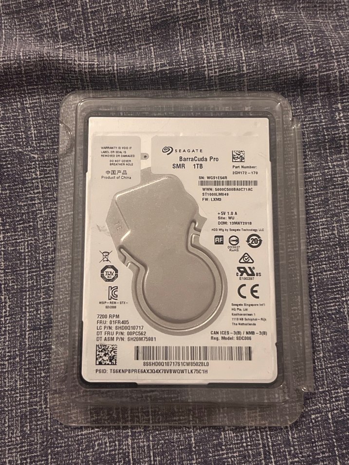 seagate 1tb hdd laptop 7200rpm - Görsel 2