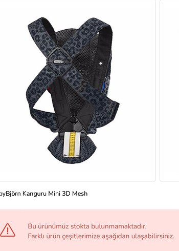 Diğer BabyBjörn Mini 3D Mesh Bebek Kanguru