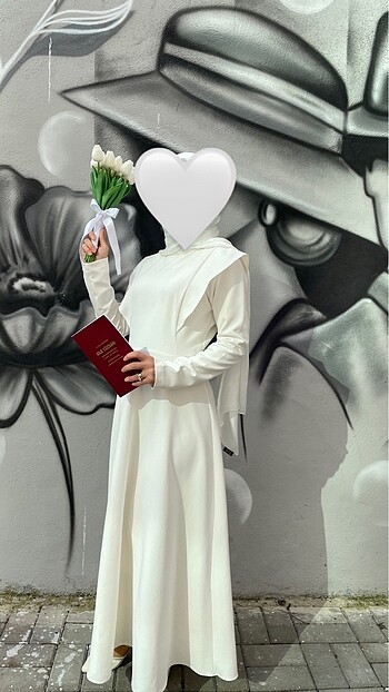 Diğer Tesettür nikah elbisesi