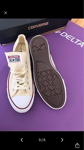 43 Beden ten rengi Renk Erkek converse