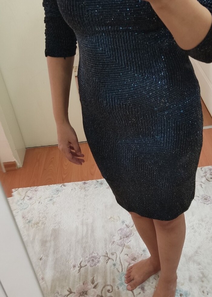 Kısa elbise  - Görsel 3