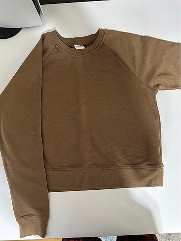 H&M kahverengi sweat