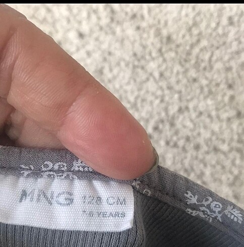 8 Yaş Beden gri Renk Mango kız çocuk elbise