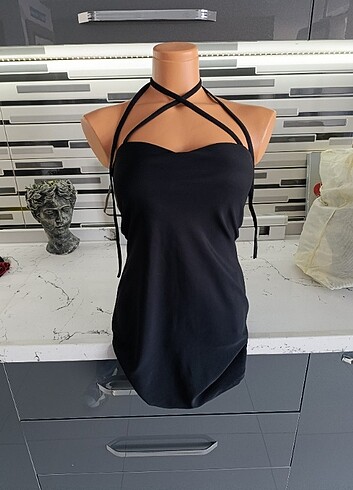 Polo Garage Siyah mini elbise