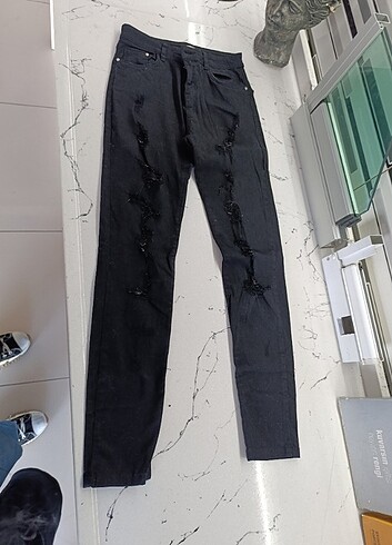 Bershka Siyah kot pantolon