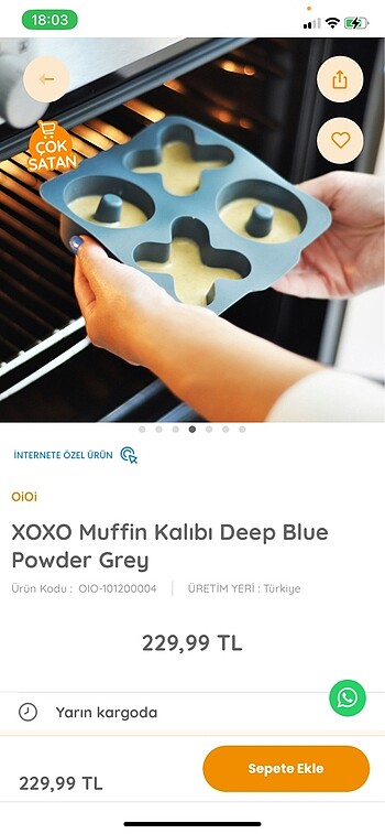 Bebek pişirme kabı