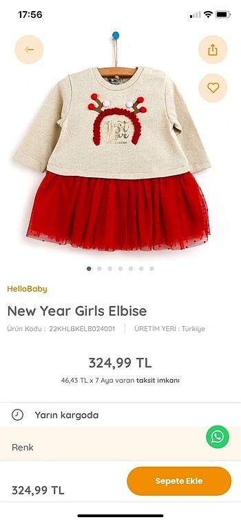 Kız çocuk elbise