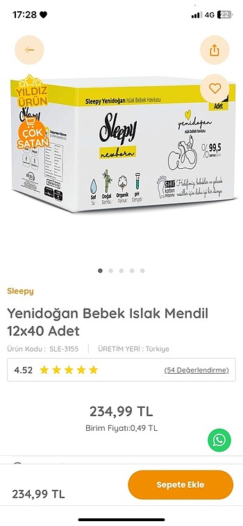 Islak mendil