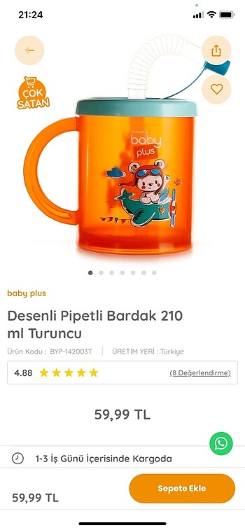 Pipetli bardak