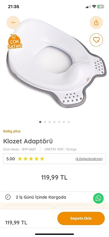 Klozet adaptörü