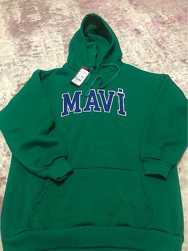 s Beden Mavi sweatshirt yeşil