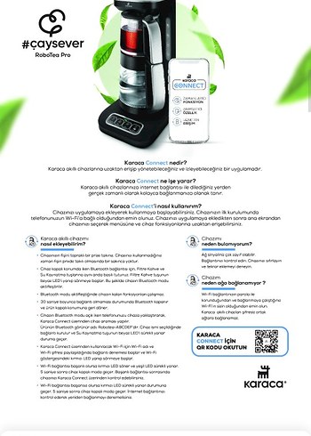 Karaca Çaysever Robotea Pro Connect 4in1 çay makinesi. - Görsel 5