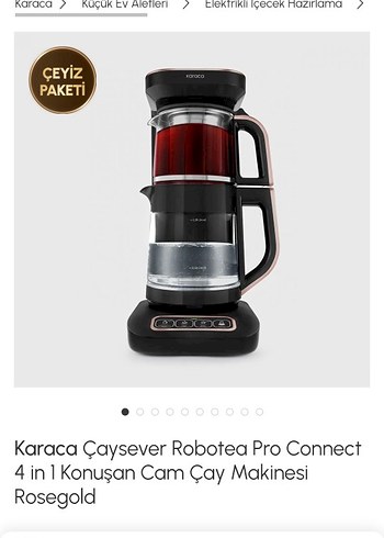 Karaca Çaysever Robotea Pro Connect 4in1 çay makinesi. - Görsel 3