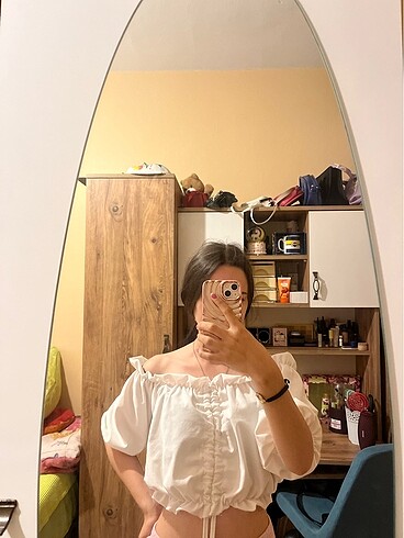 m Beden crop bluz