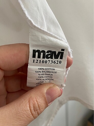 m Beden Mavi jeans beyaz gömlek