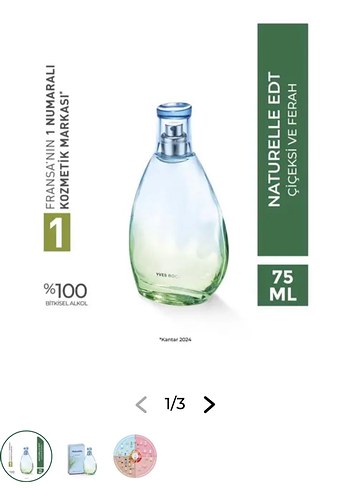 Yves Rocher Naturelle EDT Kadın Parfüm 75 ML