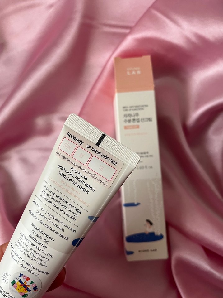 Round Lab Tone Up Güneş Kremi SPF 50 Pink - Görsel 2