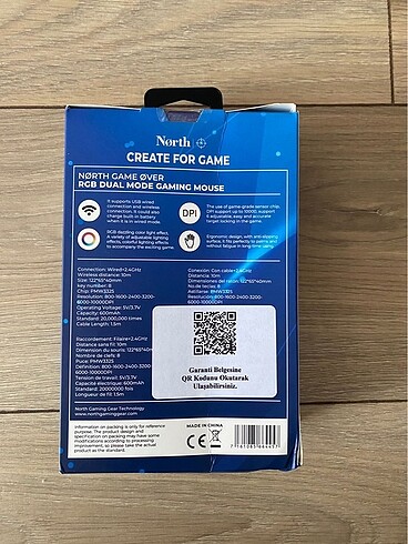 Diğer Kablosuz Şarjlı Profesyonel Gamıng Oyuncu Mouse
