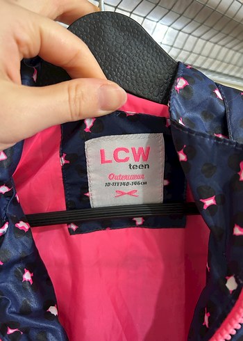 Kız Çocuk Renkli Bağlama Desenli Fermuarlı yağmurluk - Görsel 6