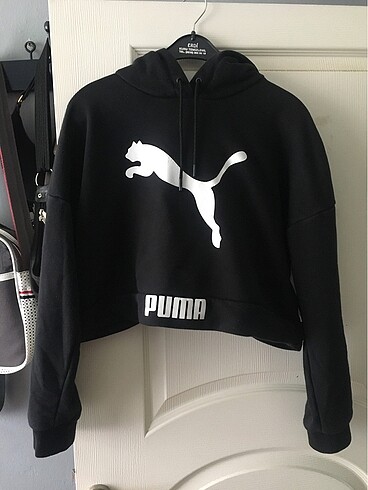 Puma siyah sweatshirt