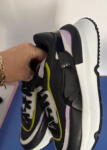 Kadın Çok Renkli Platform Spor Ayakkabı - Görsel 4