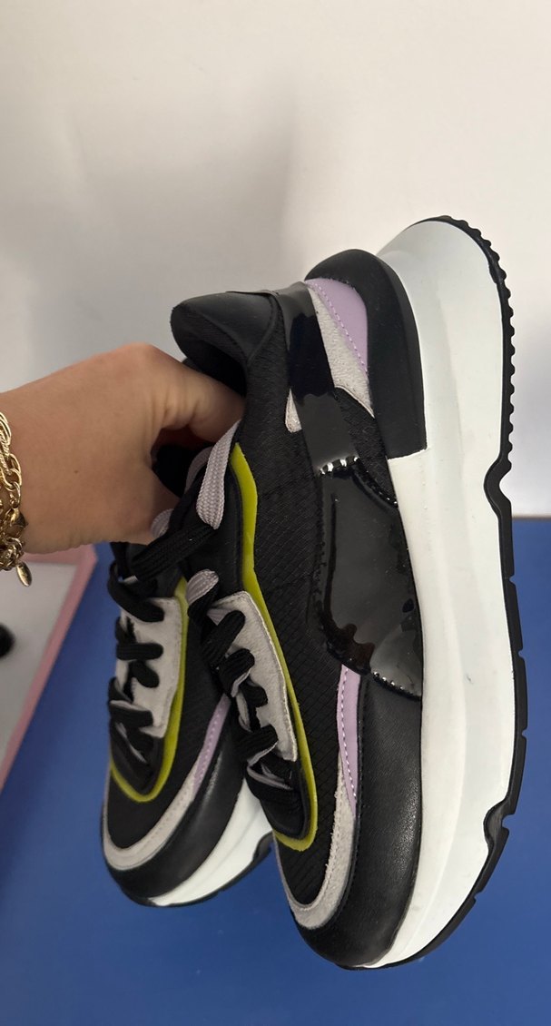 Kadın Çok Renkli Platform Spor Ayakkabı - Görsel 4