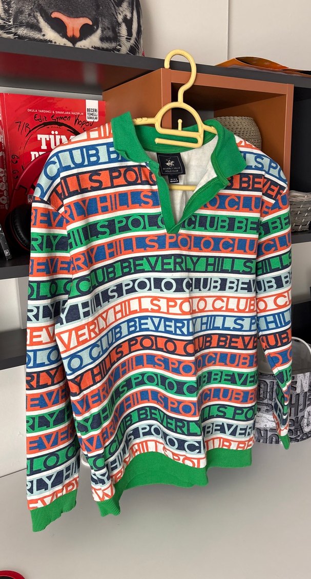 Renkli Baskılı Erkek Çocuk Sweatshirt - Görsel 3