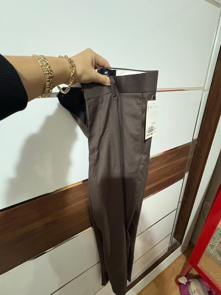 Kahverengi Hm Orjinal pantolon - Görsel 3