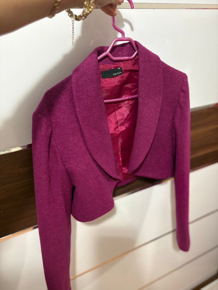 Modern ceketli kolsuz elbise - Görsel 4