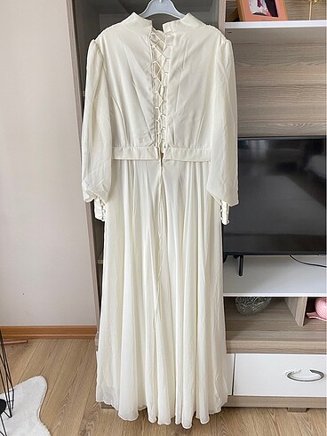 Tesettür nikah elbisesi - Görsel 5