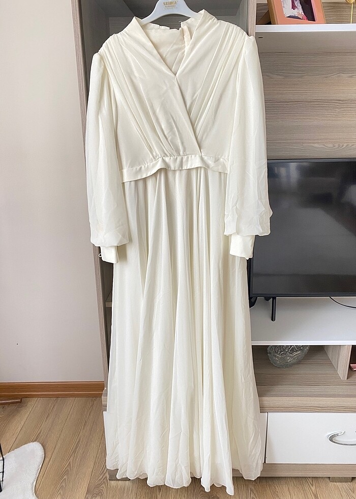 Tesettür nikah elbisesi - Görsel 4