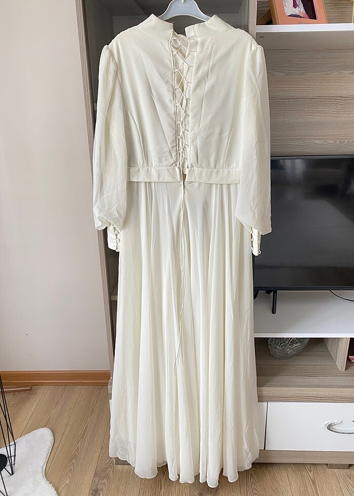 Tesettür nikah elbisesi - Görsel 5