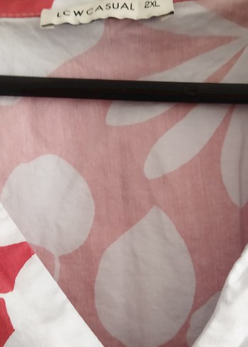 Pembe Renkli Bohem V Yaka Hamile Tunik - Görsel 2