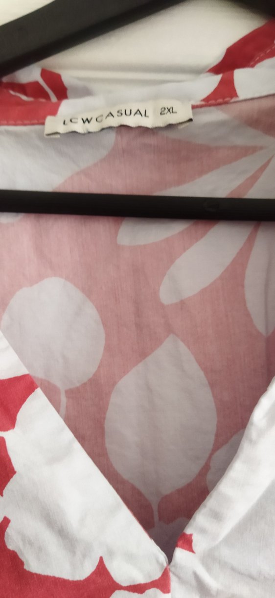 Pembe Renkli Bohem V Yaka Hamile Tunik - Görsel 2