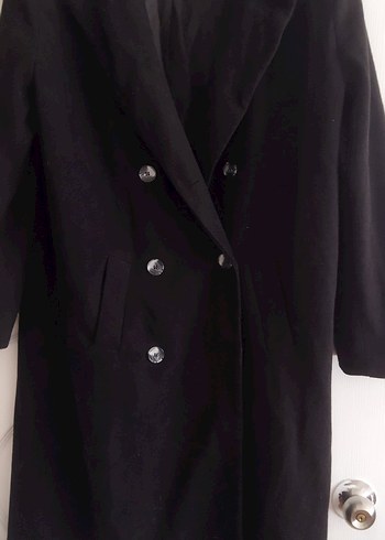 Düğmeli Kırmızı Kadın Uzun Kışlık Mont fiyat sorunuz - Görsel 5