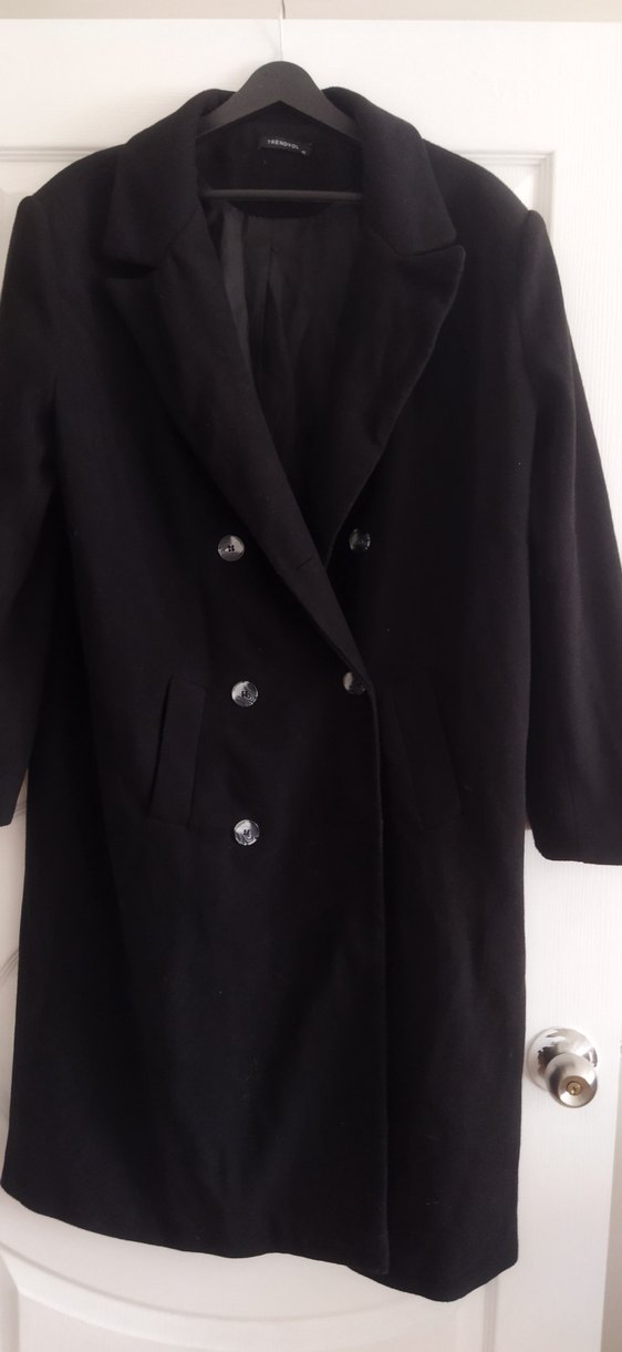 Düğmeli Kırmızı Kadın Uzun Kışlık Mont fiyat sorunuz - Görsel 4