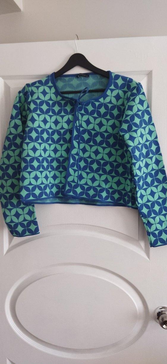 Kız Çocuk Uzun Kollu Mavi Bolero - Görsel 2