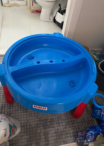 Renkli Mavi Bebek Yürüteci - Görsel 2