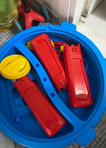 Renkli Mavi Bebek Yürüteci - Görsel 5