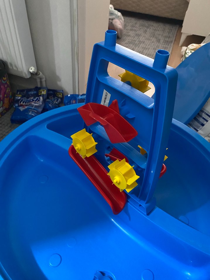 Renkli Mavi Bebek Yürüteci - Görsel 4