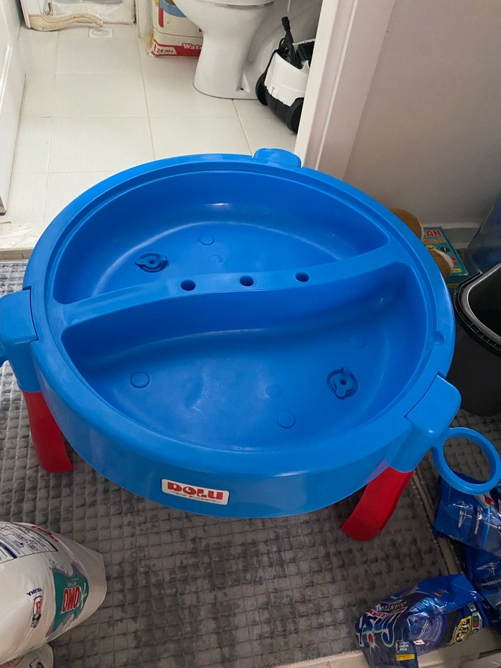 Renkli Mavi Bebek Yürüteci - Görsel 2