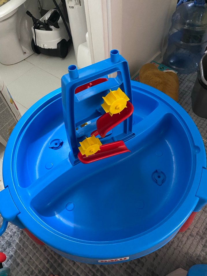 Renkli Mavi Bebek Yürüteci - Görsel 3