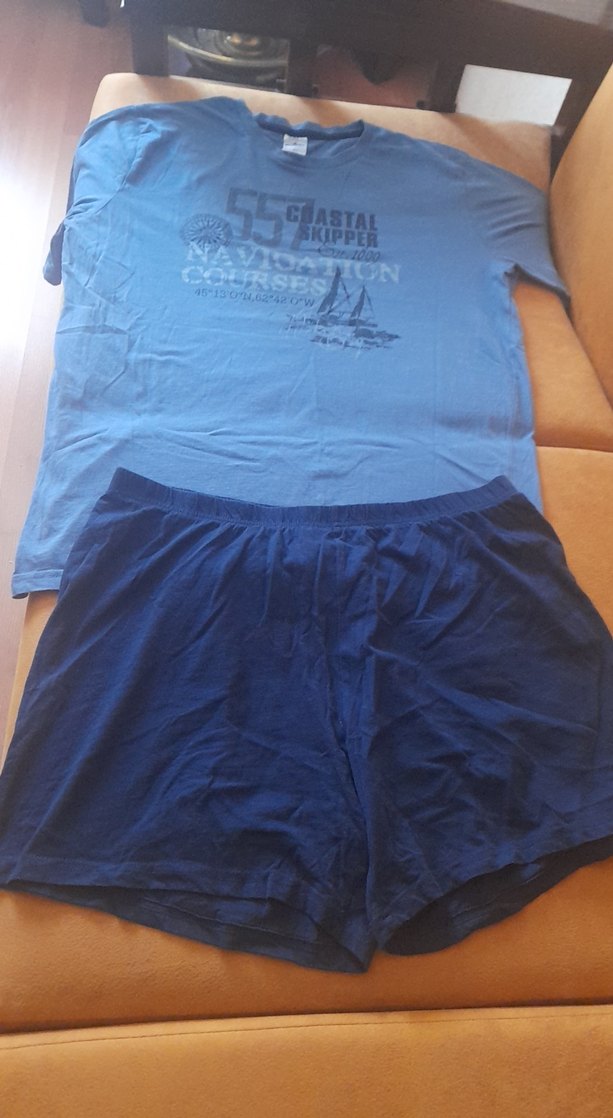 Mavi Erkek Kısa Kollu Pijama Takımı y dışı ürünü - Görsel 2