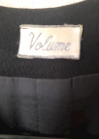 Düğmeli Siyah Keten Kadın Blazer - Görsel 2