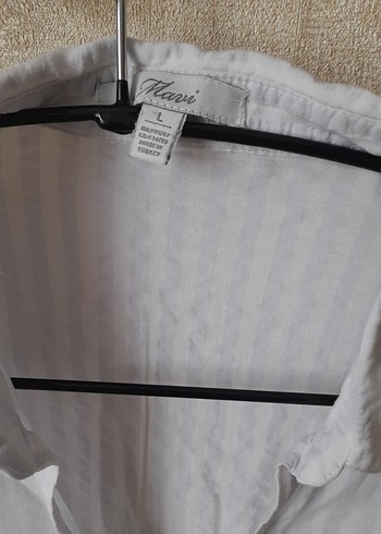 Mavi marka    Düğmeli Beyaz  Kadın Gömlek - Görsel 3