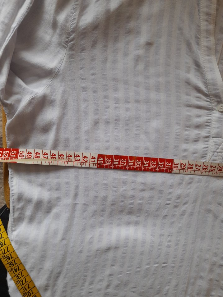 Mavi marka    Düğmeli Beyaz  Kadın Gömlek - Görsel 2