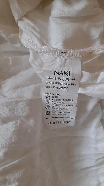 42 Beden Plaj elbisesi tunik olarakta giyiliyor NAK I