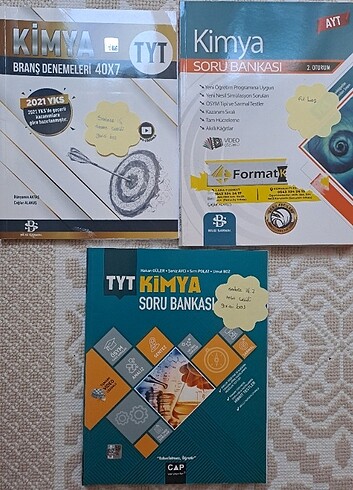 yks kimya test kitapları 