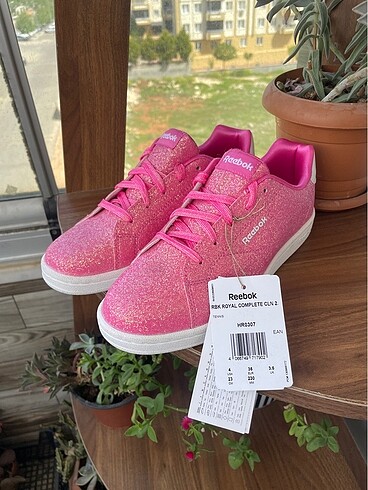 Reebok Pembe Simli Ayakkabı