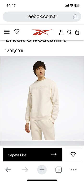 Orijinal Reebok sweet